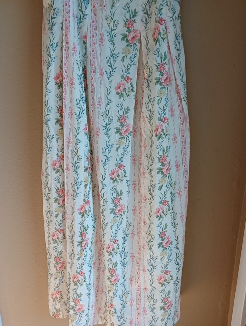 Storia Balloon Sleeve Garden Spring Floral Maxi Size M New With Tags - Picture 3 of 11